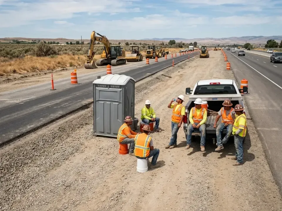 highway-road-construction-crew-007 — frequently asked questions, Porta Potty and Restroom Rentals in Cherry Hill, VA